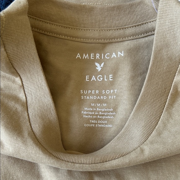 American Eagle Outfitters Beige Short Sleeve Tee - Picture 2 of 7